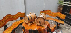 Tổng quan về thùng gỗ sồi ngâm rượu 10L tại Trống Mạnh Hùng