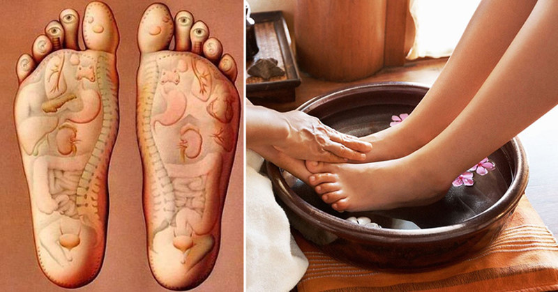 Ngâm chân với thảo dược giúp cơ thể thư giãn, giảm stress, căng thẳng